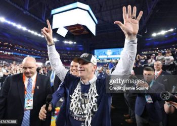 Head coach Dan Hurley of the Connecticut Huskies Photo Courtesy: Getty Images