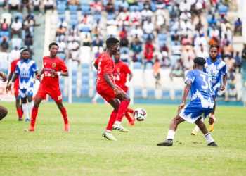 Kotoko (red) in action against Olympics Photo Courtesy: Ghana League on X