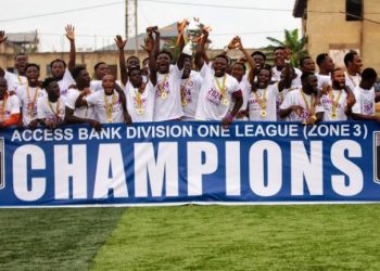Vision FC celebrate qualification to Ghana Premier League