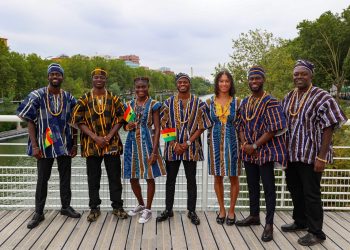 Team Ghana at 2024 Olympics Opening Ceremony