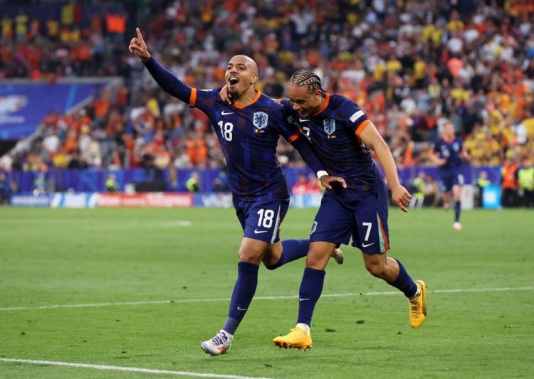 Donyell Malen celebrates goal Photo Courtesy: Getty Images