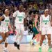 Nigeria celebrate shock win over Australia Photo Courtesy: AP