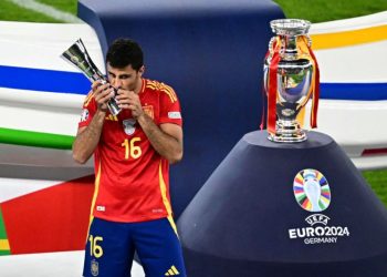 Rodri won the Tournament's Best Player Award Photo Courtesy: Getty Images