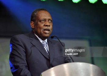 Issa Hayatou (Photo credit should read SIA KAMBOU/AFP via Getty Images)