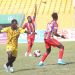 Shot from Hearts of Oak- Basake Holy Stars (yellow) clash  Photo Courtesy: @GhanaLeague