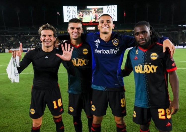 From Left to Right: Puig, Pec, Joveljic, Paintsil Photo Courtesy: La Galaxy