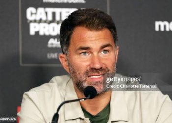 Promoter Eddie Hearn (Photo by Charlotte Tattersall/Getty Images)