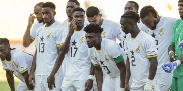 Black Stars starting lineup v Sudan Photo Courtesy: GFA