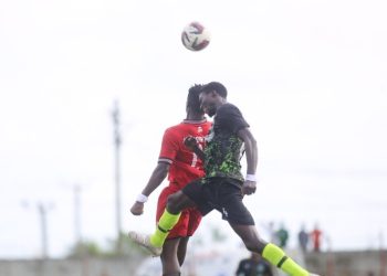 Shot from Kotoko (red)-Basake Holy Stars game Photo Courtesy: AKSC