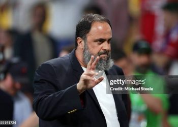 Evangelos Marinakis, Greek Businessman and Owner of Olympiacos, Nottingham Forest and Rio Ave (Photo by Michael Steele/Getty Images)