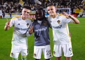 Joseph Paintsil with Gabriel Pec and Dejan Joveljic Photo Courtesy: MLS