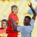 Razak Simpson in action for Ghana against Niger Photo COURTESY: GFA