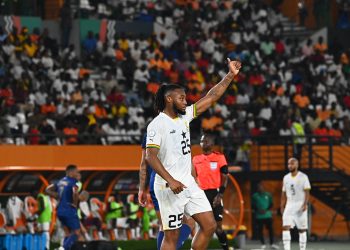 Fußball, Afrika Cup, Ghana - Kap Verde January 14, 2024. AFCON 2023 -Antoine Semenyo, Ghana vs Cape Verde, Stade Felix Houphouet-Boigny, Abidjan, Cote D Ivoire - Photo by Ebenezer Amoakoh Photogod