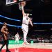 Nikola Jokic dunks ball against Atlanta Hawks Photo Courtesy: AP