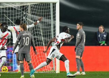 Abdul Mumin celebrates goal against Real Madrid Photo Courtesy: Getty Images