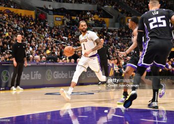 D'Angelo Russell (Photo by Juan Ocampo/NBAE via Getty Images)