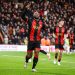 Antoine Semenyo celebrates goal against West Bromwich Albion in FA Cup Photo Courtesy: AFC Bournemouth