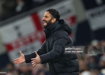 Manchester United head coach / manager Ruben Amorim (Photo by Marc Atkins/Getty Images)