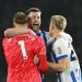 Brighton celebrate win over Chelsea Photo Courtesy: Getty Images