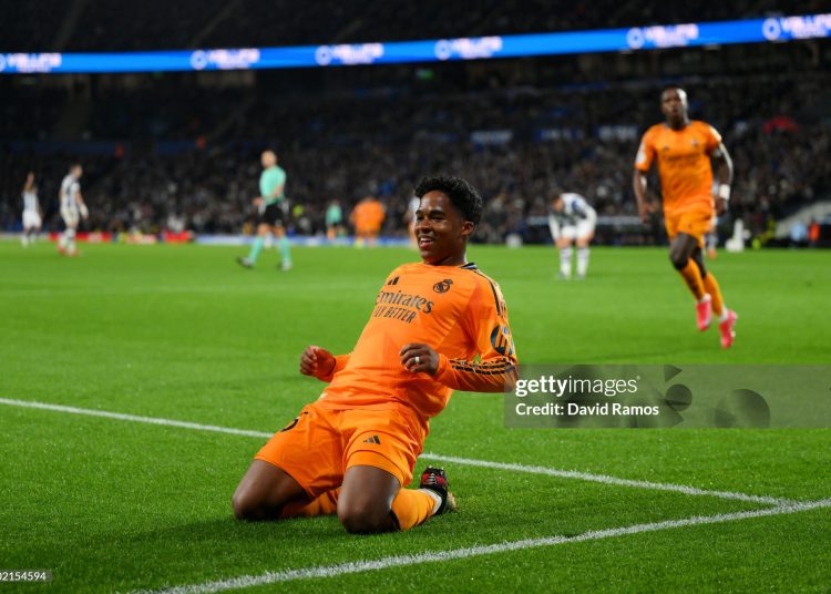 Endrick of Real Madrid (Photo by David Ramos/Getty Images)