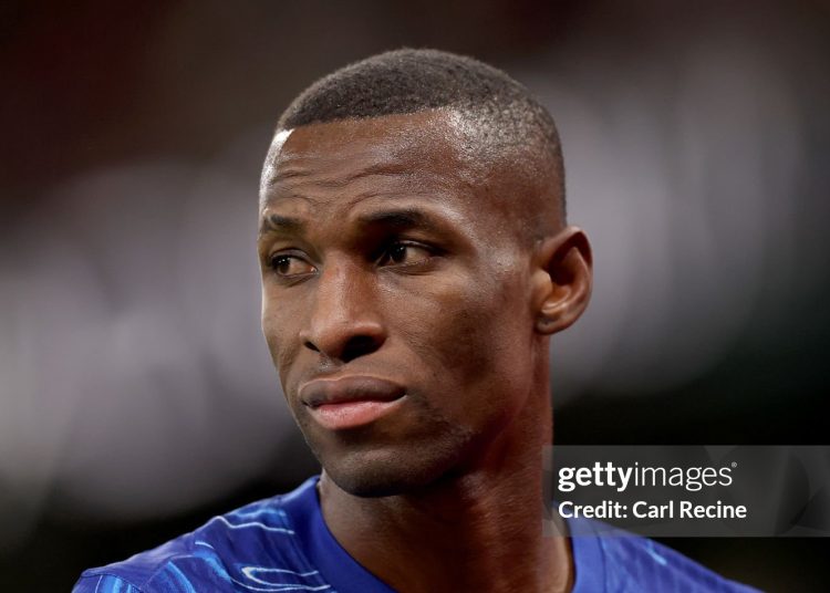 Nicolas Jackson of Chelsea (Photo by Carl Recine/Getty Images)