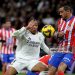 Real Madrid player Kylian Mbappé. Tie at 1 in Real Madrid vs Atletico Madrid (Photo by Juan Carlos Rojas/picture alliance via Getty Images)