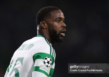 Jeffrey Schlupp of Celtic during the UEFA Champions League 2024/25 League (Photo by Crystal Pix/MB Media/Getty Images)