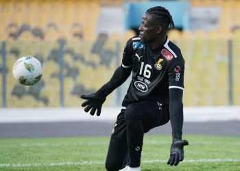 Benjamin Asare (16) at Black Stars training Photo Courtesy: GFA