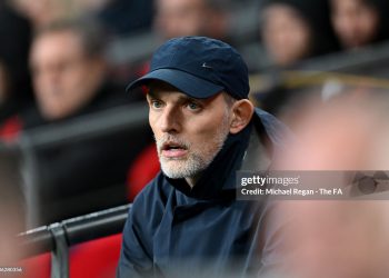 Thomas Tuchel, Head Coach of England (Photo by Michael Regan - The FA/The FA via Getty Images)