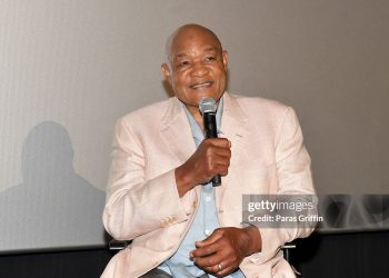 George Foreman (Photo by Paras Griffin/Getty Images  for Sony Pictures Releasing)