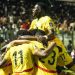 Black Stars celebrate goal against Chad Photo Courtesy: GFA