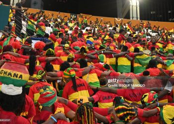 Ghana supporters (Photo by ISSOUF SANOGO/AFP via Getty Images)