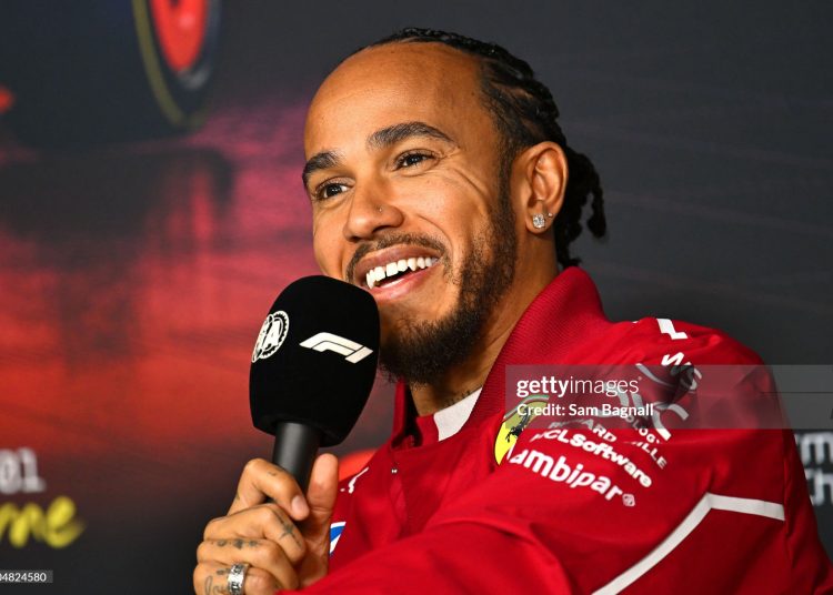 Lewis Hamilton of Great Britain and Scuderia Ferrari (Photo by Sam Bagnall/Sutton Images)