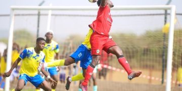 Shot from Kotoko (red) v Young Apostles game Photo Courtesy: AKSC