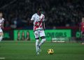 Abdul Mumin of Rayo Vallecano controls ball (Photo by Gongora/NurPhoto via Getty Images)