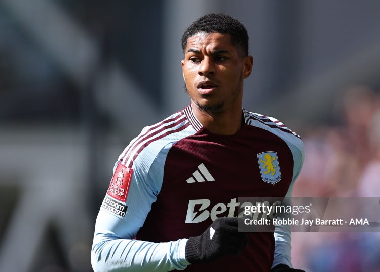 Marcus Rashford of Aston Villa  (Photo by Robbie Jay Barratt - AMA/Getty Images)