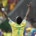 Vinius Jr celebrates after scoring goal against Colombia Photo Courtesy: AP