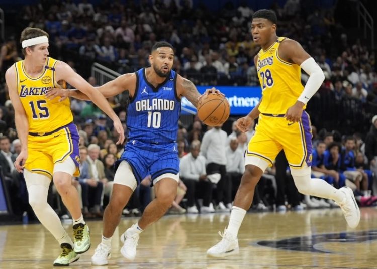 Shot from Orlando Magic- LA Lakers game Photo Courtesy: AP