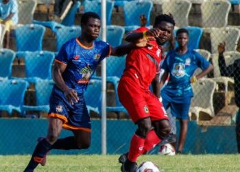 Shot from Kotoko (red)-Nations FC game Photo Courtesy: Nations FC