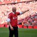Arne Slot head coach of Liverpool celebrating after being named Champions of the Premier League (Photo by Andrew Powell/Liverpool FC via Getty Images)