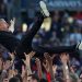 Luis Enrique celebrates with team Photo Courtesy: Getty Images
