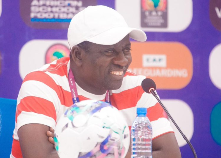 Joe Adarkwa at CAF Championship with Ampem Darkoa as they were 4th- Photo Courtesy: CAF