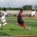 Shot from Hohoe (red)- Inter Allies game Photo Courtesy: @ShabanMo9 on X