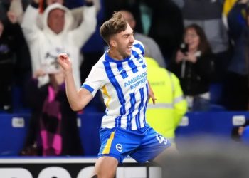 Jack Hinshelwood celebrates scoring winner against Liverpool Photo Courtesy: PA Media