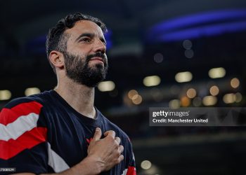 Manchester United Head Coach and Manager Ruben Amorim (Photo by Annice Lyn/Manchester United via Getty Images)