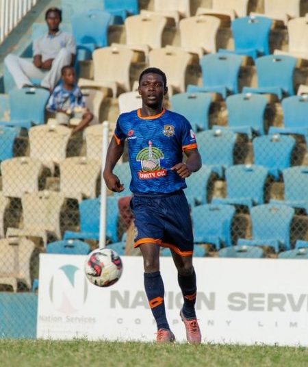 Kelvin Ampoful in action for Nations FC Photo Courtesy: Nations FC