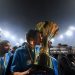 Scott McTominay celebrates Serie A title win (Photo by SSC NAPOLI/SSC NAPOLI via Getty Images)