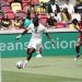 Christopher Baah Bonsu  (22) in action against Trinidad and Tobago Photo Courtesy: GFA