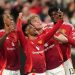 Man United players celebrate win over Athletic Bilbao Photo Courtesy: PA Media