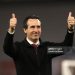 Unai Emery, Manager of Aston Villa, acknowledges the fans (Photo by Carl Recine/Getty Images)